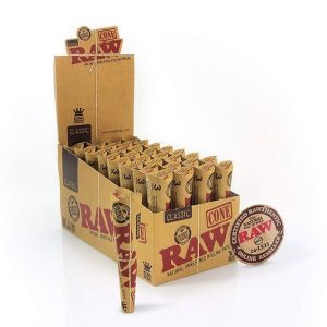 Raw cones 3pk king classic 32packs