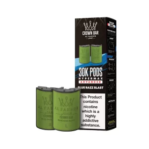 Al fakher 30k hypermax refill replacement pods Blue razz blast