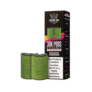 Al fakher 30k hypermax refill replacement pods Blue razz lemonade