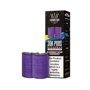 Al fakher 30k hypermax refill replacement pods Blue sour raspberry