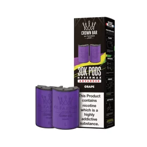 Al fakher 30k hypermax refill replacement pods Grape