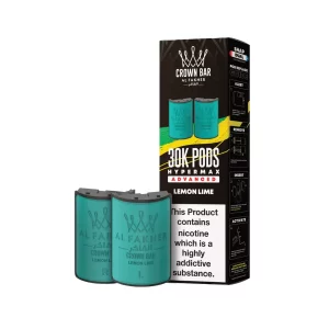 Al fakher 30k hypermax refill replacement pods Lemon lime