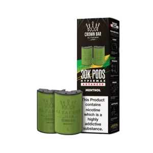 Al fakher 30k hypermax refill replacement pods Menthol