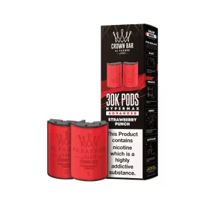 Al fakher 30k hypermax refill replacement pods Strawberry punch