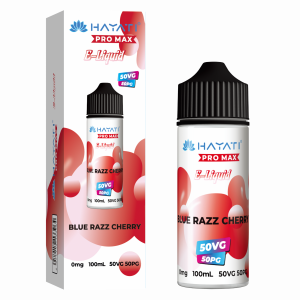 Hayati e-liquid 100ml 50vg 50pg Blue razz cherry