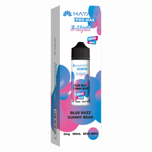 Hayati e-liquid 100ml 50vg 50pg Blue razz gummy bear