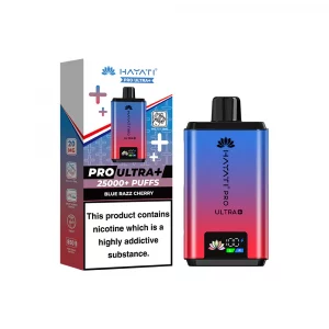 Hayati pro ultra+ 25000+ puff Blue razz cherry