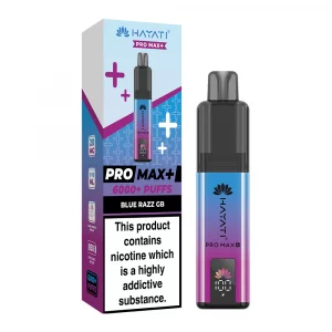 Hayati pro max+ 6000+ kits Blue razz gb