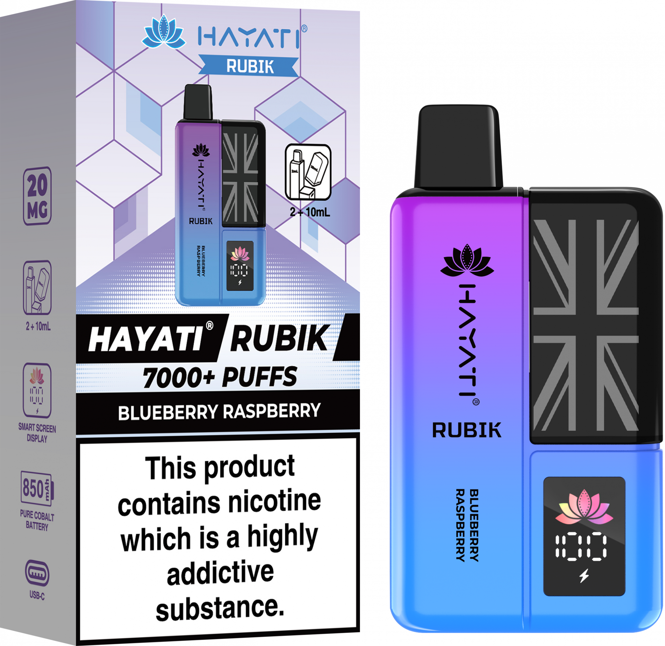 Hayati Rubik 7K Kit Blueberry Raspberry