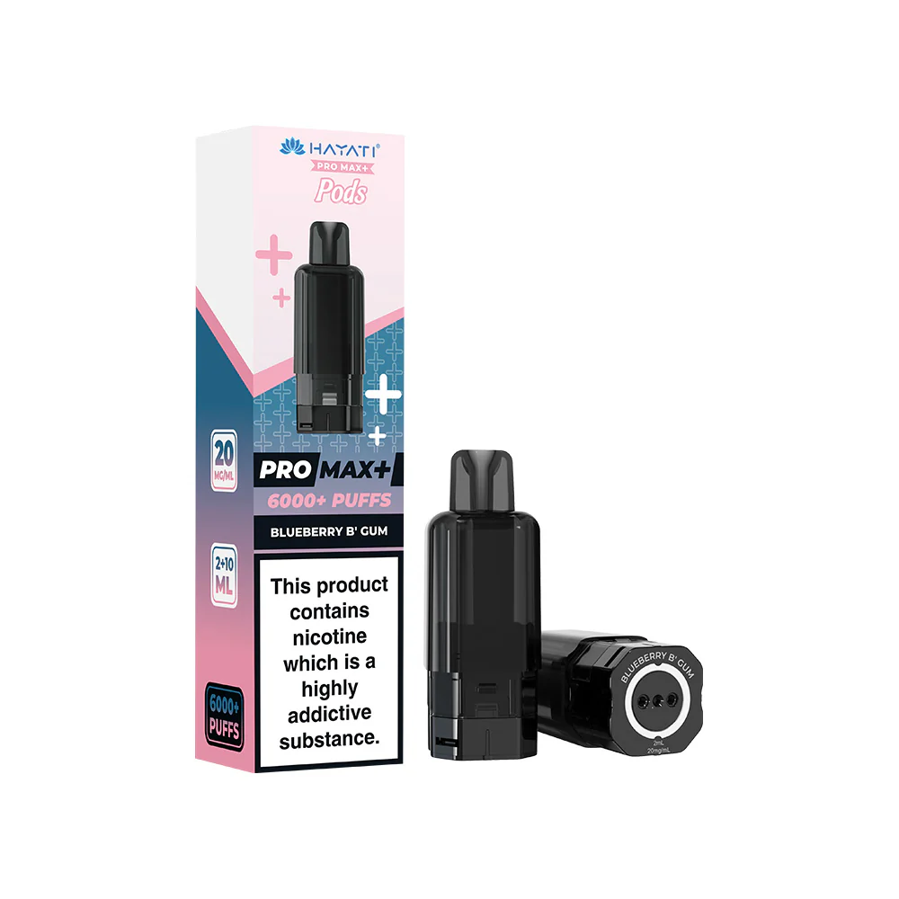 Hayati pro max+ 6000+ pods Blueberry b' gum