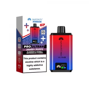 Hayati pro ultra+ 25000+ puff Blueberry h' bubba watermelon h' bubba