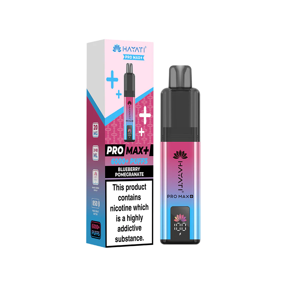 Hayati pro max+ 6000+ kits Blueberry pomegranate