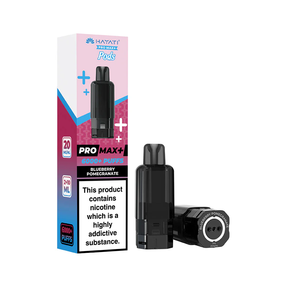 Hayati pro max+ 6000+ pods Blueberry pomegranate