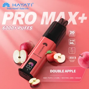 Hayati pro max+ 6000+ kits DOUBLE APPLE