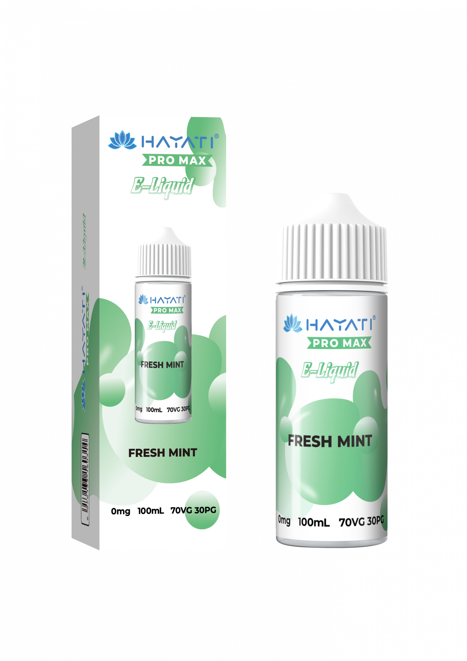 Hayati e-liquid 100ml 70/30 Fresh mint