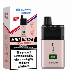 Hayati Mini Ultra Kit Fruit Bomb & Straw' Watermelon B'Gum