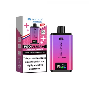 Hayati pro ultra+ 25000+ puff Grape gb strawberry gb