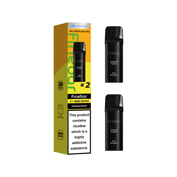 Hayati finebar 20mg pods Pipeline punch