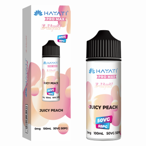 Hayati e-liquid 100ml 50vg 50pg Juicy peach