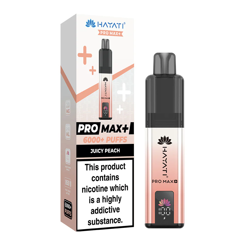 Hayati pro max+ 6000+ kits Juicy peach