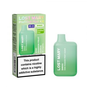 Lost Mary BM600 Prefilled Pod Kit Kiwi Passionfruit Guava