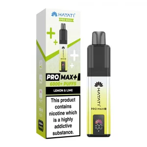 Hayati pro max+ 6000+ kits Lemon & lime