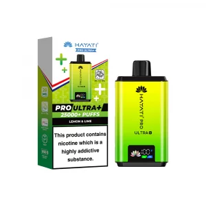 Hayati pro ultra+ 25000+ puff Lemon & lime
