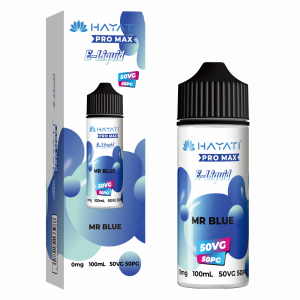 Hayati e-liquid 100ml 50vg 50pg Mr blue