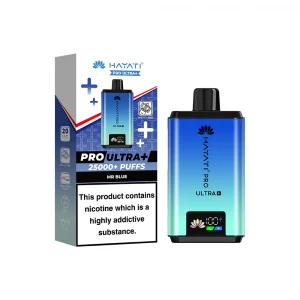 Hayati pro ultra+ 25000+ puff Mr blue