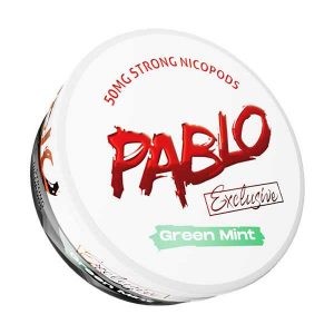 Pablo Exclusive Nicotine Pouches Green Mint