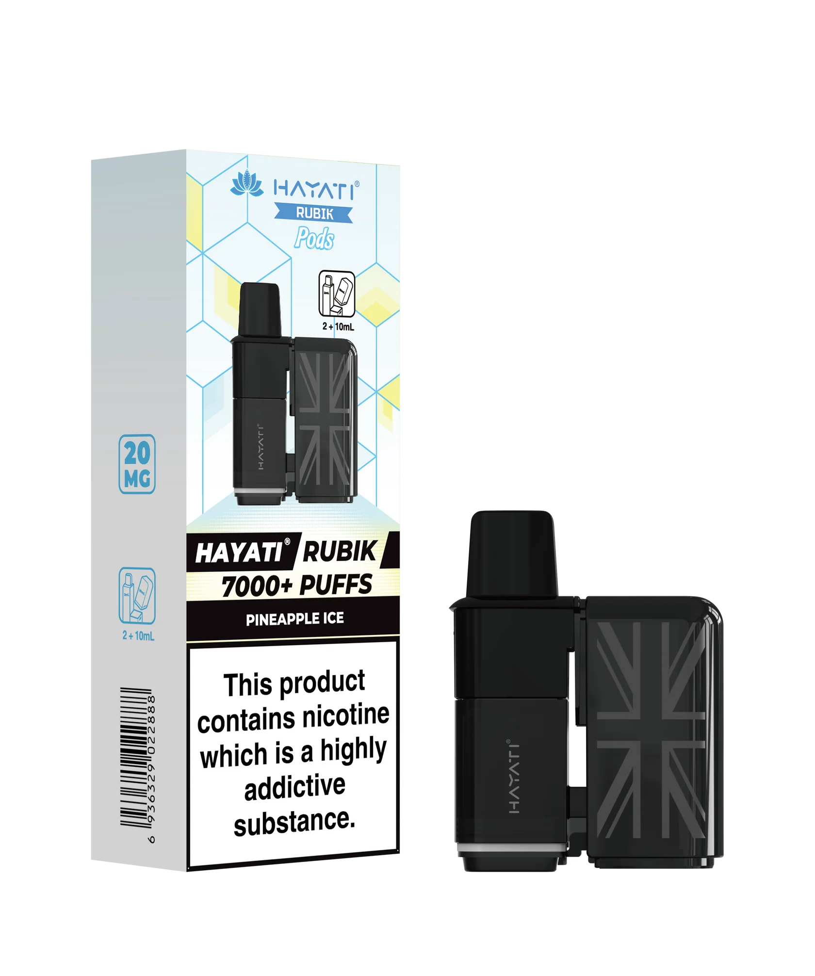 Hayati rubik 7000+ pods Pineapple ice