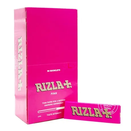 RIZLA Thin Pink Standard 50 Booklets per box