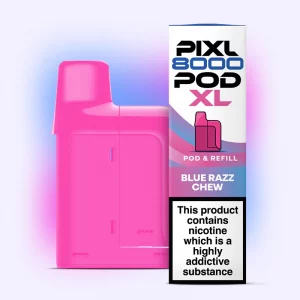 Pixl 8000 Refilled Pod BLUE RAZZ CHEW