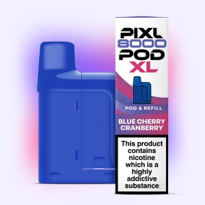 Pixl 8000 Refilled Pod BLUE CHERRY CRANBERRY