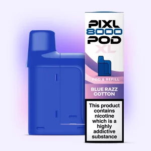 Pixl 8000 Pod Blue Razz Cotton