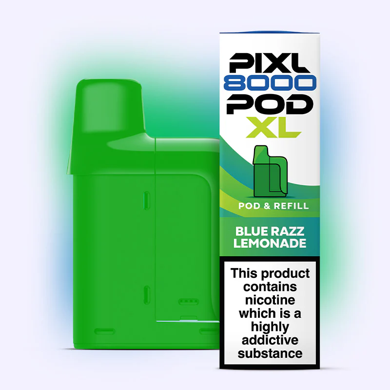 Pixl 8000 Refilled Pod BLUE RAZZ LEMONADE
