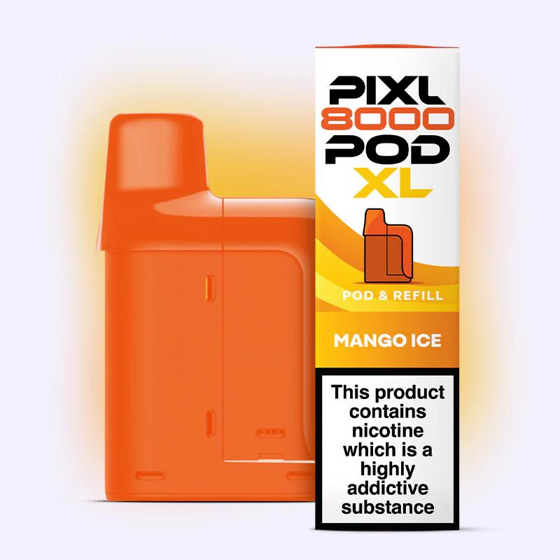 Pixl 8000 Refilled Pod MANGO ICE