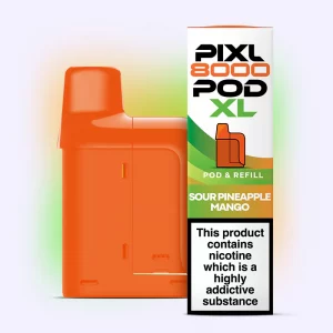 Pixl 8000 Refilled Pod SOUR PINEAPPLE MANGO
