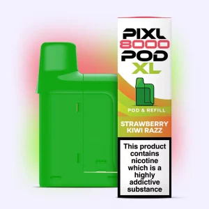 Pixl 8000 Refilled Pod STRAWBERRY KIWI RAZZ