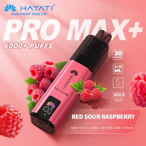 Hayati pro max+ 6000+ kits RED SOUR RASPBERRY