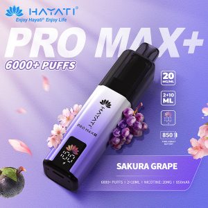 Hayati pro max+ 6000+ kits SAKURA GRAPE