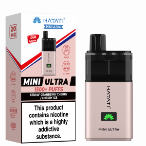 Hayati Mini Ultra Kit Straw' Cranberry Cherry & Cherry Ice