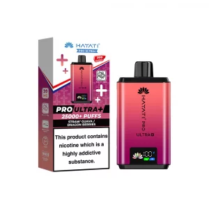 Hayati pro ultra+ 25000+ puff Straw' guava dragon berries