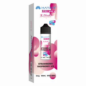 Hayati e-liquid 100ml 50vg 50pg Strawberry raspberry ice