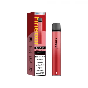 Hayati finebar kit 1000+ puff 20mg Strawberry cherry cranberry