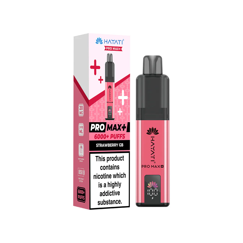 Hayati pro max+ 6000+ kits Strawberry gb