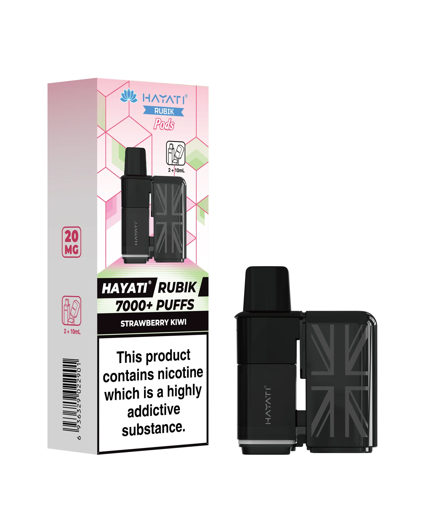 Hayati rubik 7000+ pods Strawberry kiwi