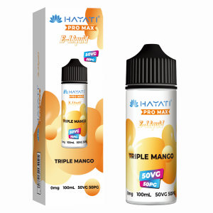 Hayati e-liquid 100ml 50vg 50pg Triple mango