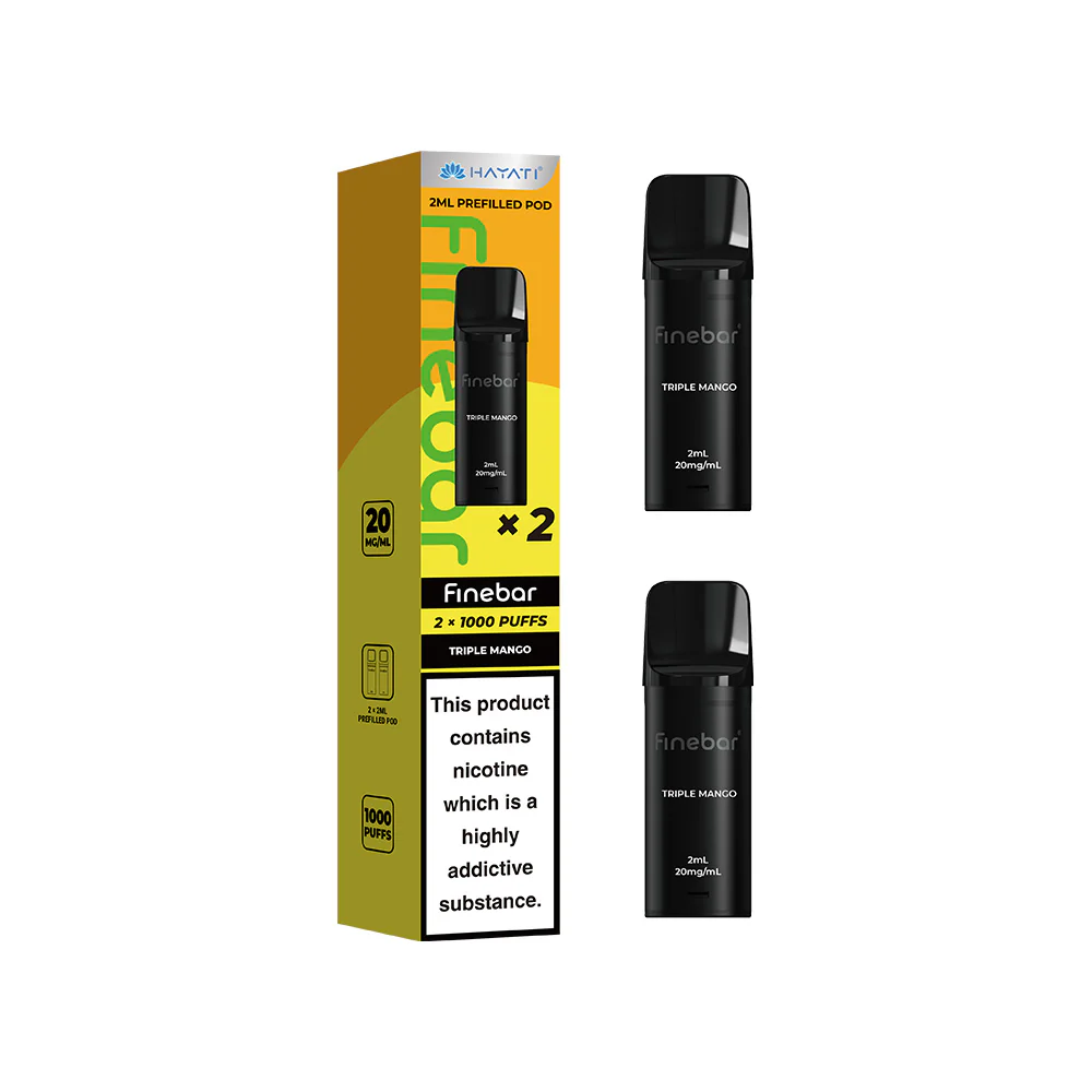 Hayati finebar 20mg pods Triple mango