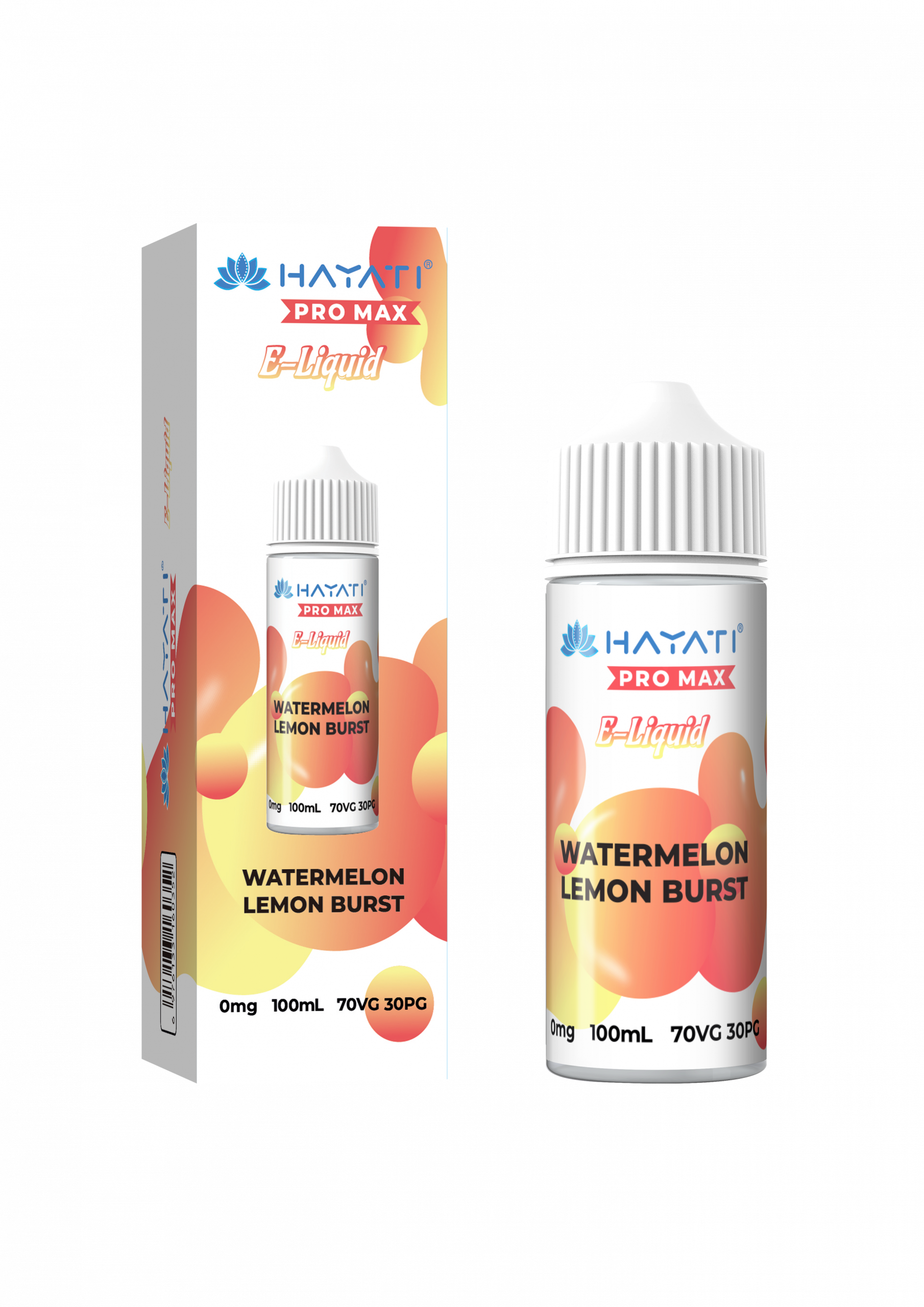 Hayati e-liquid 100ml 70/30 Watermelon lemon burst